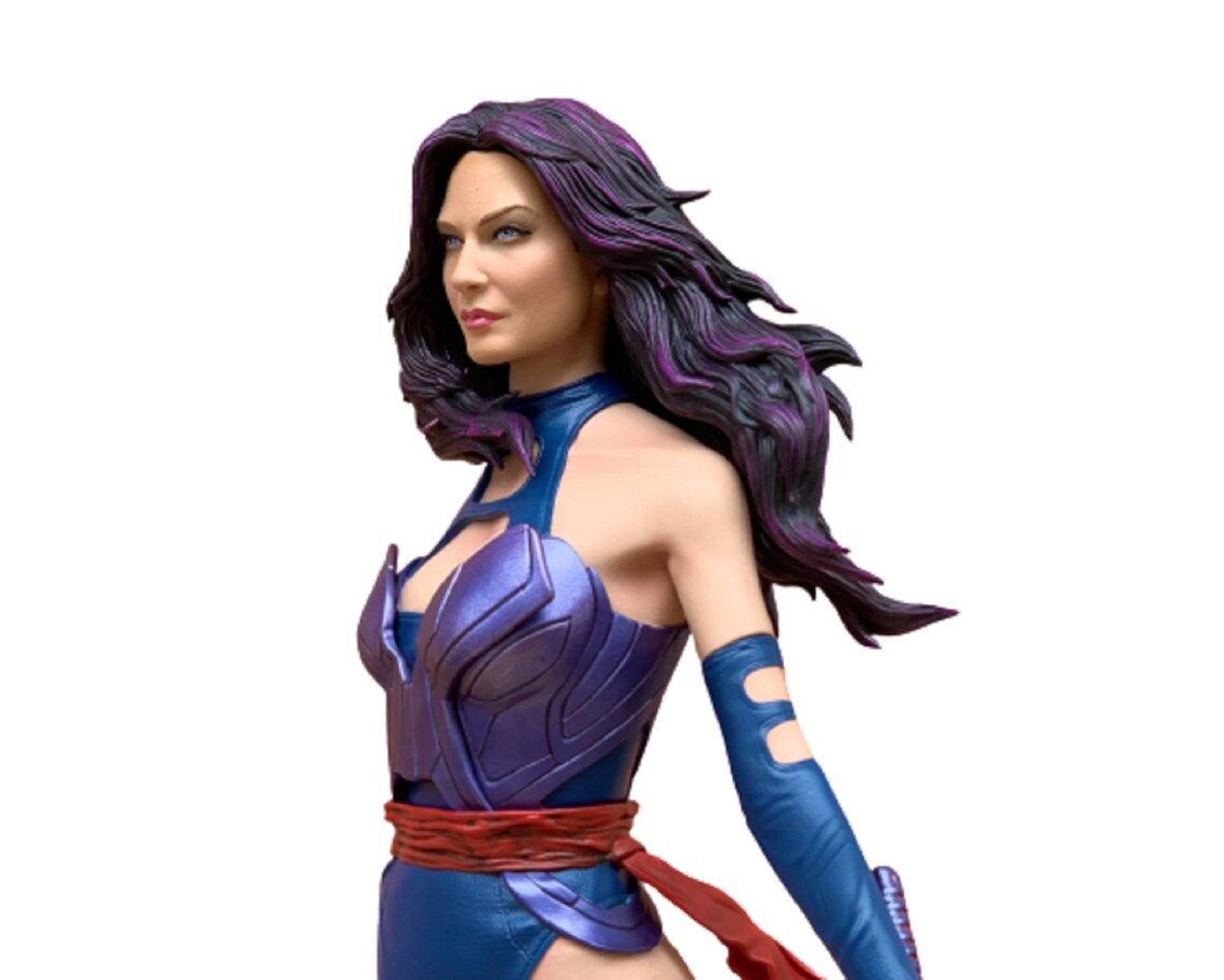 X-Men Apocalypse Psylocke Figur Olivia Munn Figur Groß 25CM