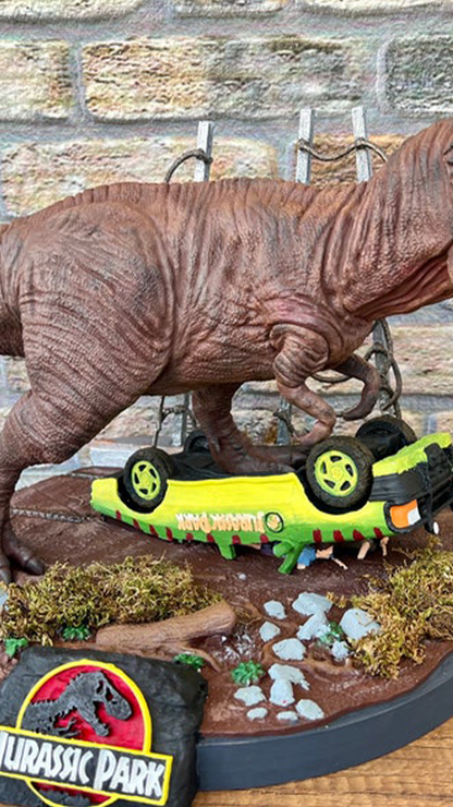 Jurassic Park Dinosaurier Figur Jurassic World T-Rex Objekt 25CM Großformat
