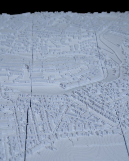 Bern 3D Stadt-Skyline Dekorative minimalistische Wandtafel Schweiz Bern Ta