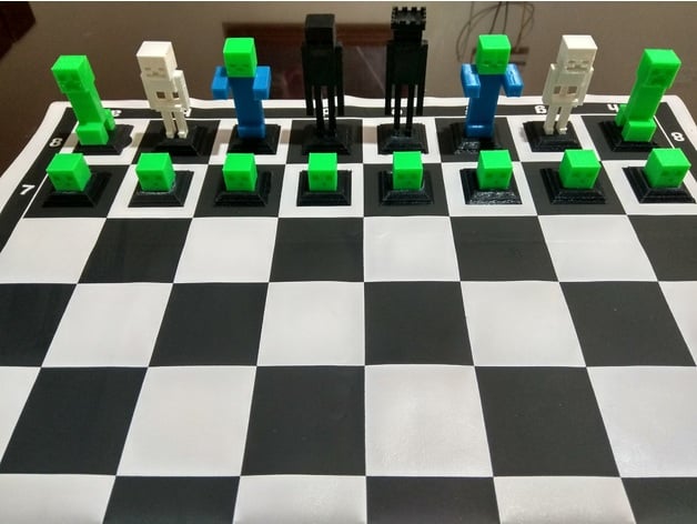 Minecraft Schachfiguren Minecraft Figuren