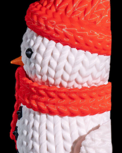 Weihnachtsdekoration Schneemann Bewegliches Spielzeug 9CM