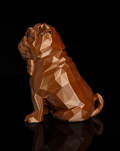 Doppelte Mops Hundefigur Frank Mops Deko Objekt 11CM