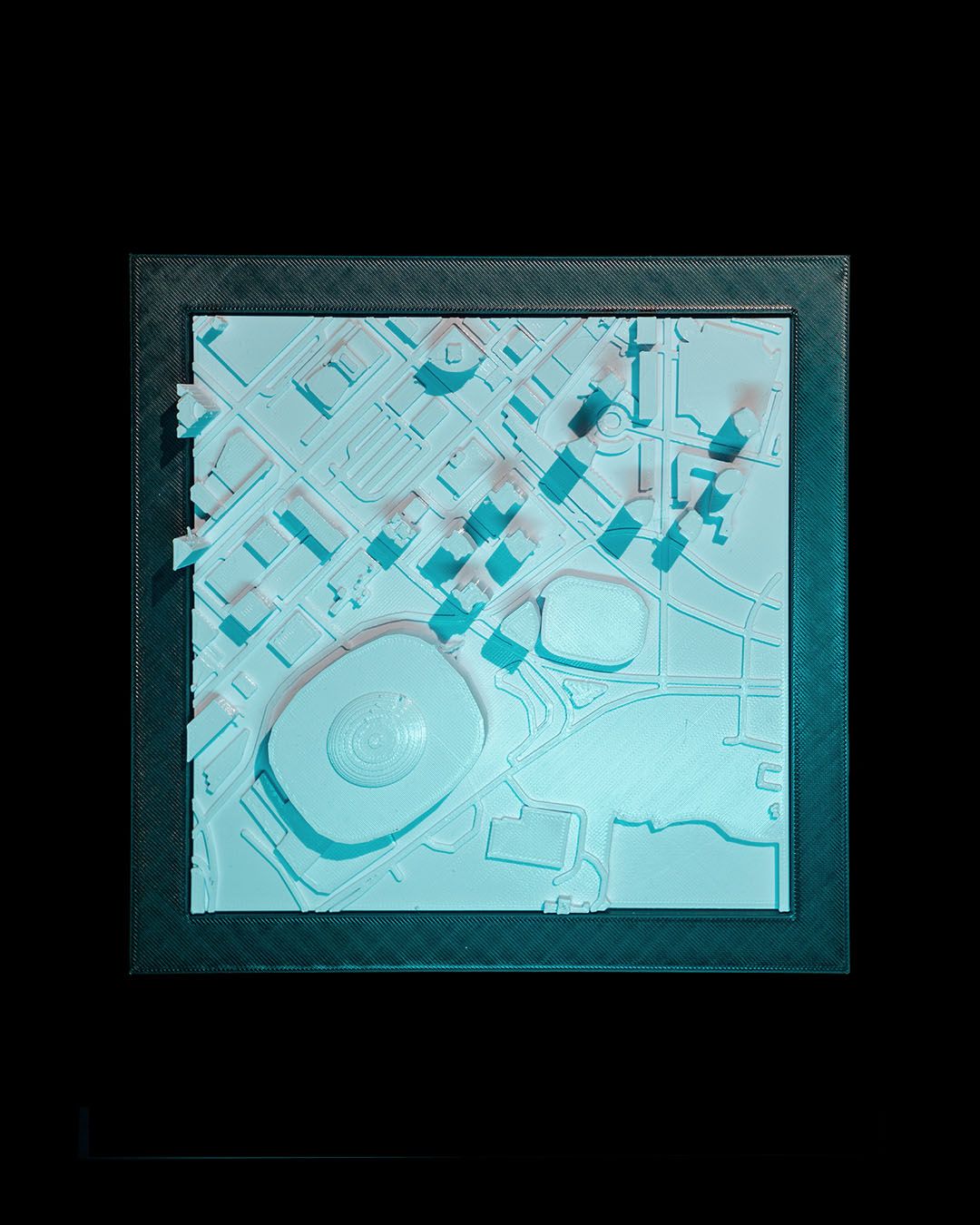 Vancouver 3D Skyline Dekorative Minimalistische Wandkunst