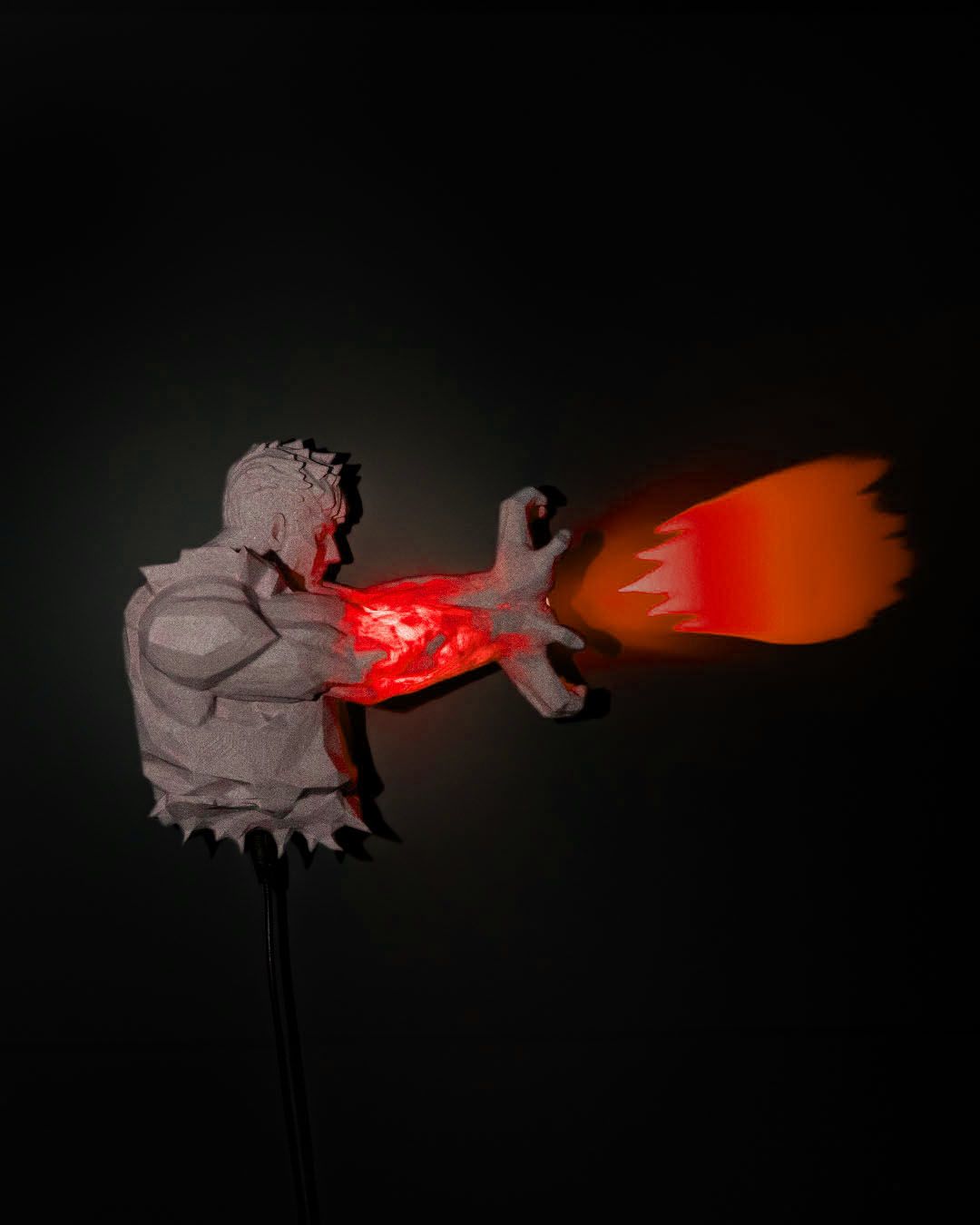 Street Fighter Lampe Street Fighter Aduket Lampe Ryu Hoshi Lampe 17CM