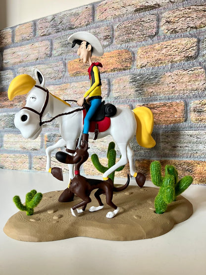 Lucky Luke Figur Red Kit Figur 25CM Groß
