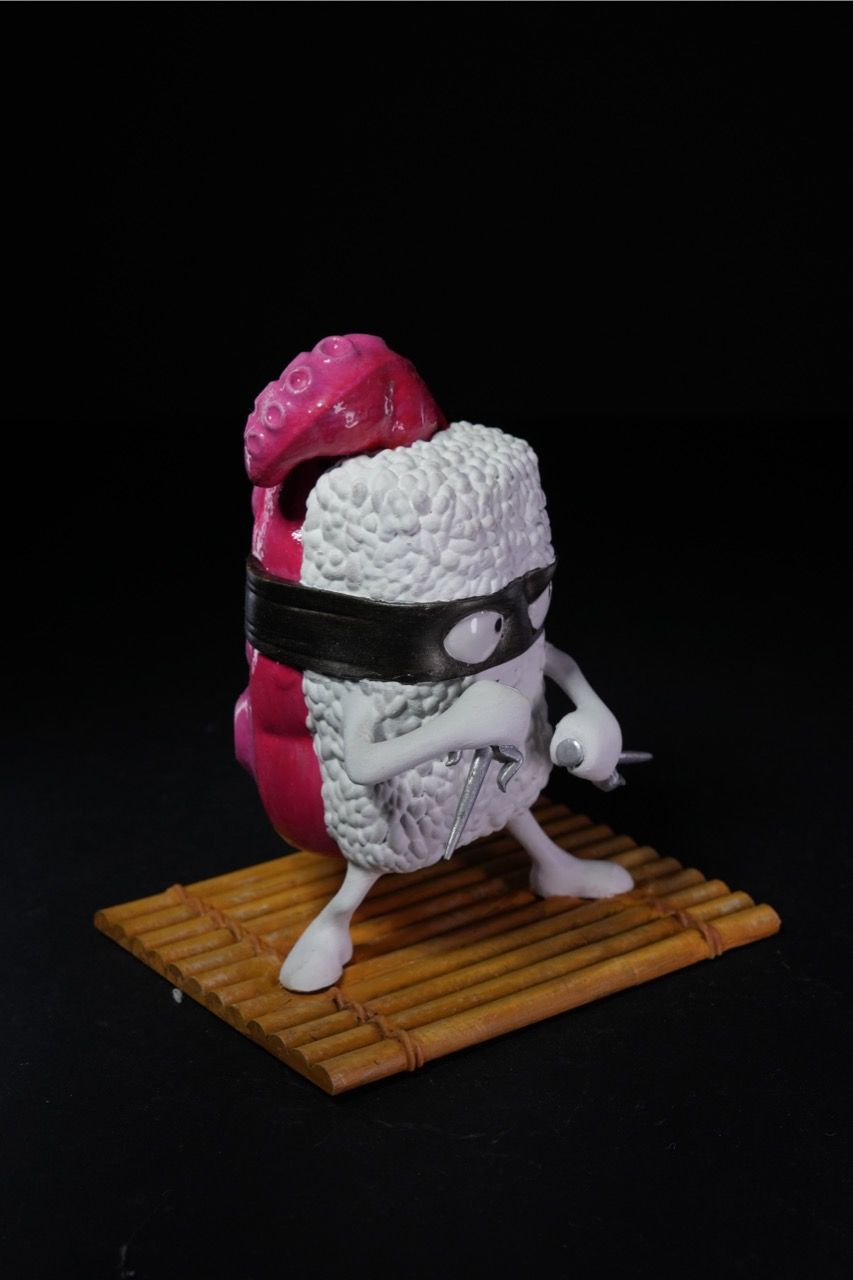 Japanische Ninja Sushi Figur Tunatello Tako Tischdeko Figur