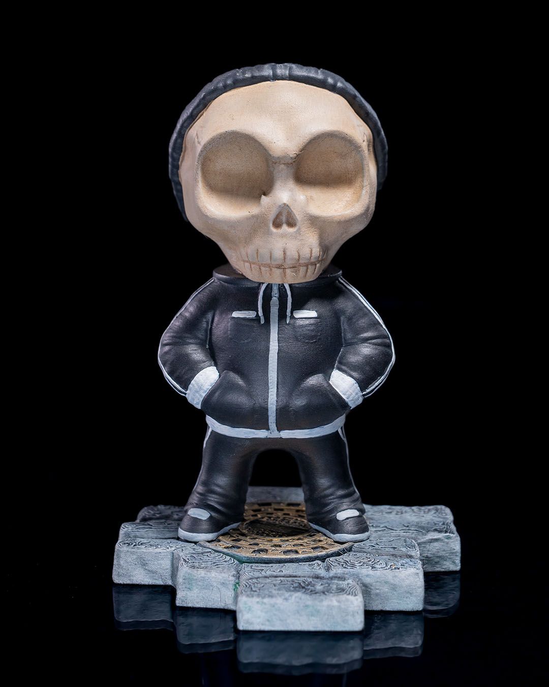 Halloween Urban Terrors – Grimmige bemalte Figur 15 cm (GROSSE AUSFÜHRUNG)