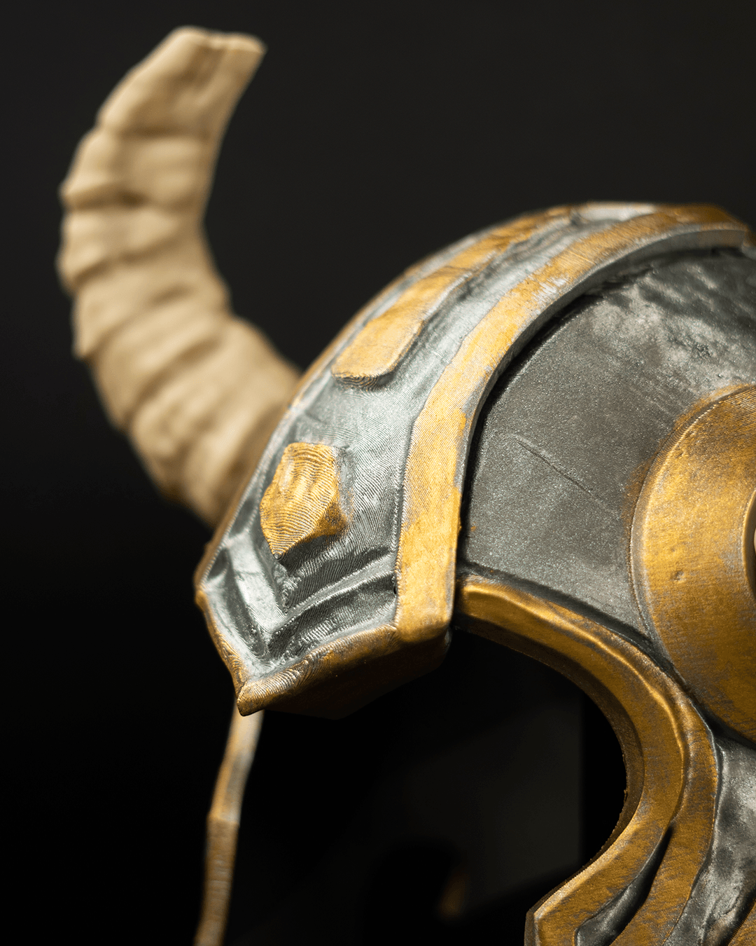 Skandinavischer Wikingerhelm Hörner Cosplay Hörner-Wikingerhelm Tragbar 35CM