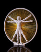Leonardo Da Vinci Vitruvianischer Mann Dekorationsobjekt 21CM