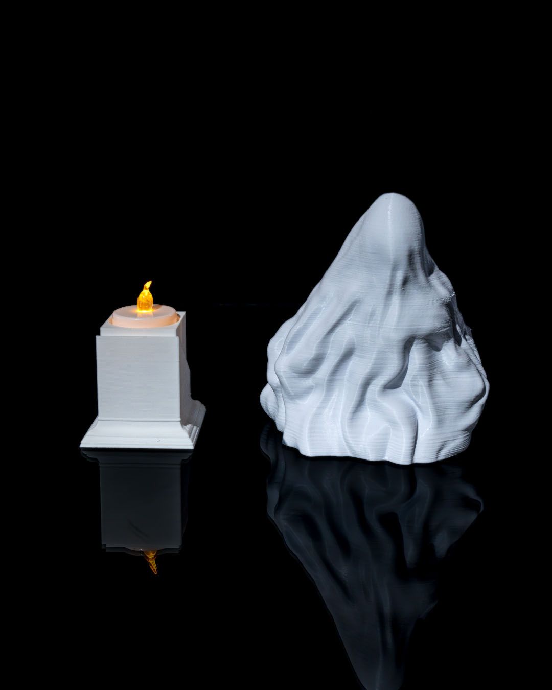 Halloween Gespenster Kerzenhalter 3er-Set Halloween Kerzenständer 3er-Pack Gespenster 16CM