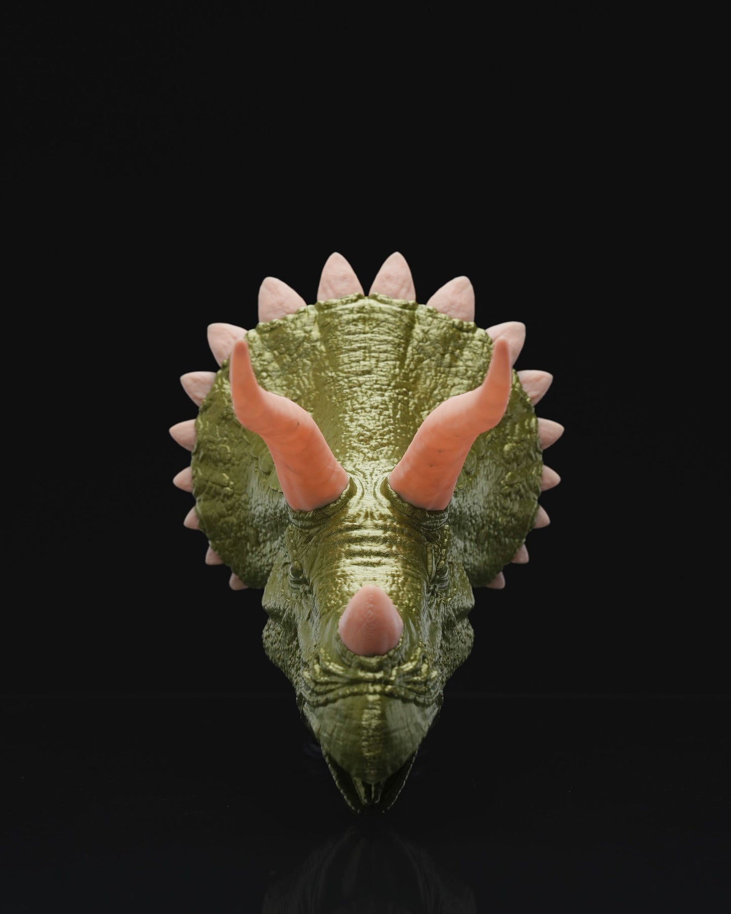 Jurassic Park Triceratops Dinosaurier Bemalte Wandbüste 20 cm