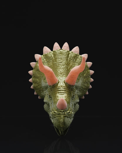 Jurassic Park Triceratops Dinosaurier Bemalte Wandbüste 20 cm