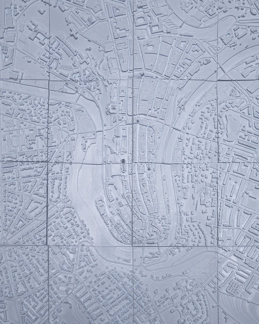 Bern 3D Stadt-Skyline Dekorative minimalistische Wandtafel Schweiz Bern Ta