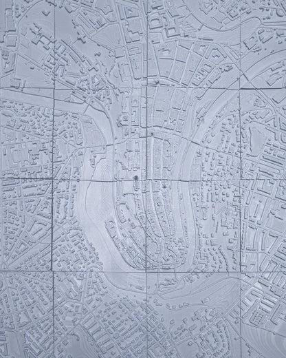 Bern 3D Stadt-Skyline Dekorative minimalistische Wandtafel Schweiz Bern Ta