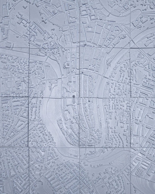 Bern 3D Stadt-Skyline Dekorative minimalistische Wandtafel Schweiz Bern Ta