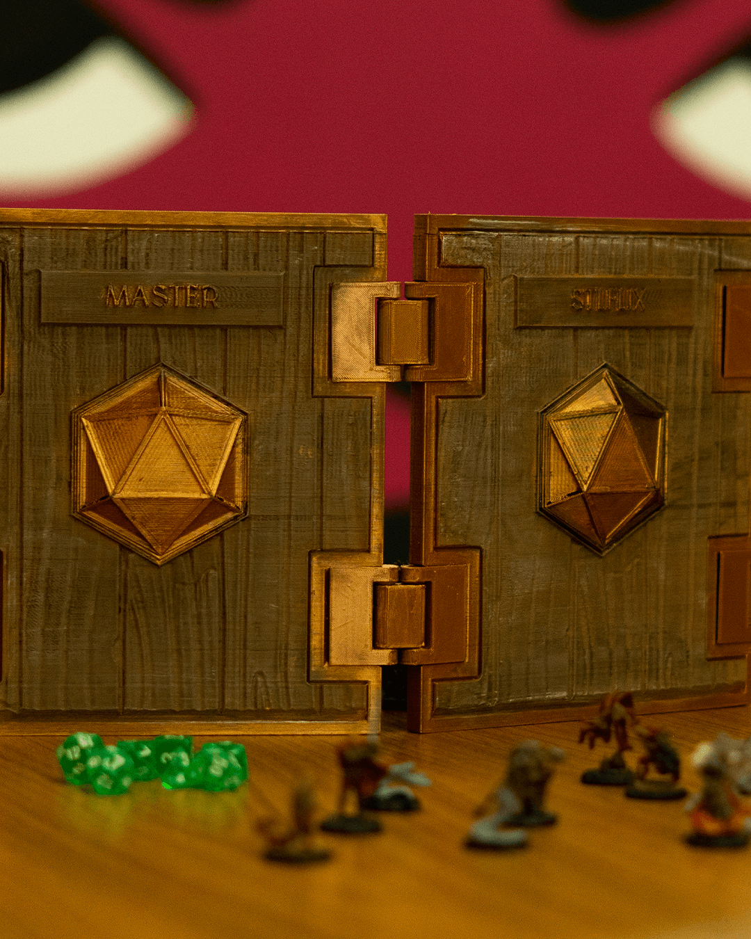 Personalisiertes Dungeon Master Wappenschild Mittelalterliches Kriegsschild Tor Spielzeug