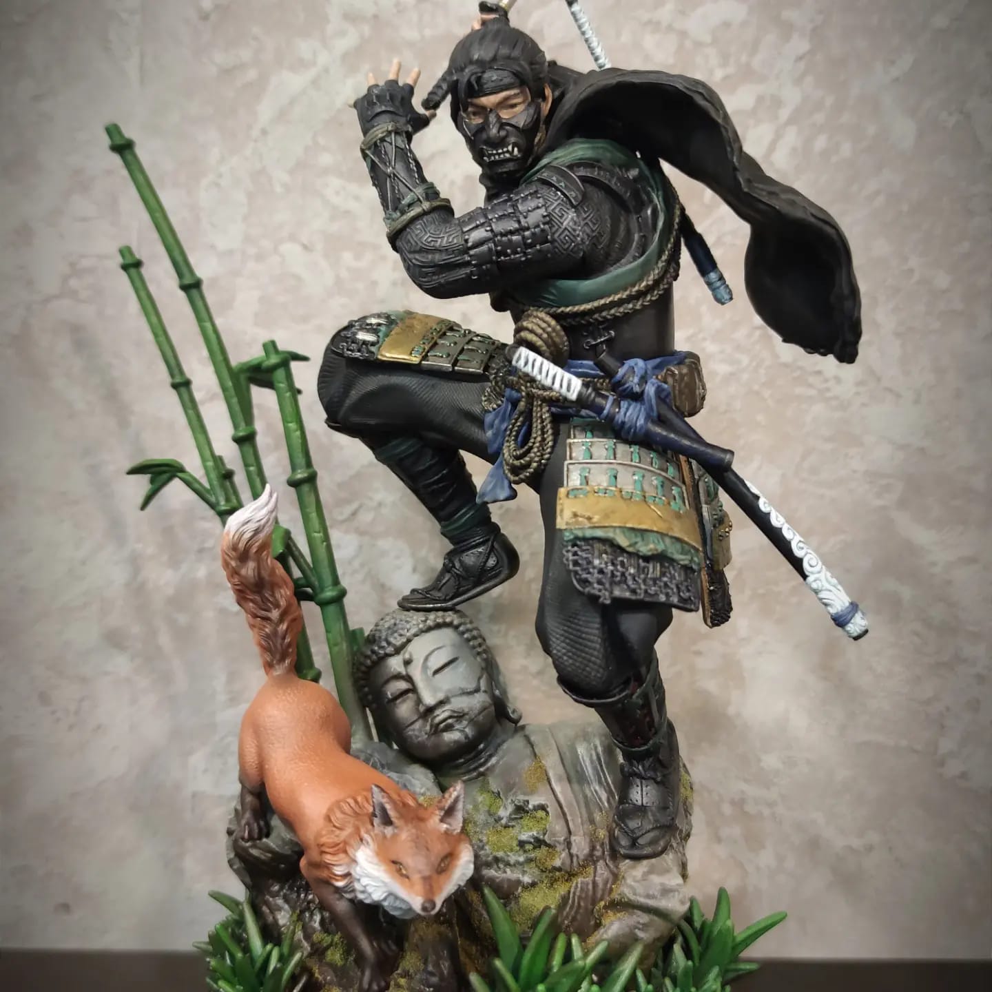 Ghost of Tsushima Jin Sakai Figur Ghost of Tsushima Hayalet Meijin 25CM Groß B