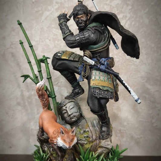 Ghost of Tsushima Jin Sakai Figure Ghost of Tsushima Ghost Meijin 25CM Large B