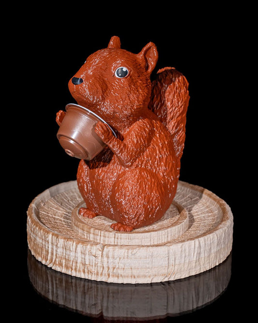 Sincap Kahve Kapsül Tutucu Büyük Boy 19CM
