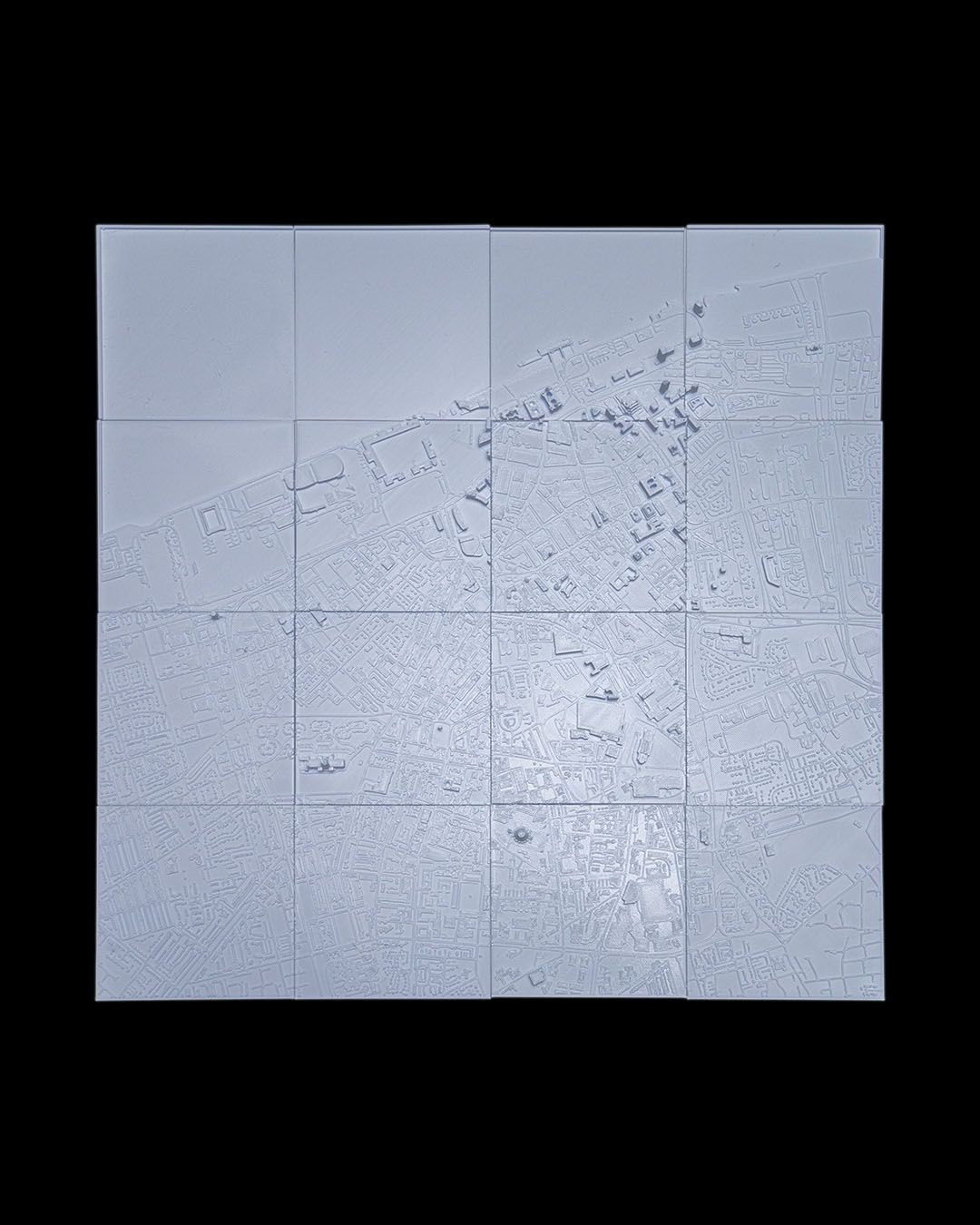 Liverpool 3D Stadt-Skyline Dekorative Minimalistische Wandkunst England
