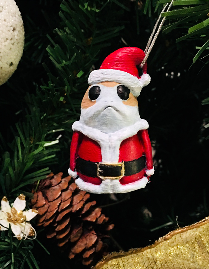 Star Wars Weihnachtsmann Porg Weihnachtsbaumschmuck Star Wars Weihnachtsschmuck