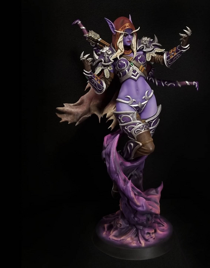 World Of Warcraft Sylvanas Figur WOW Sylvanas Windrunner Objekt 25CM Groß