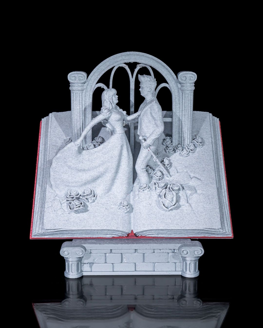Romantisches Valentinstagsgeschenk Tanzendes romantisches Paar Groß 20CM