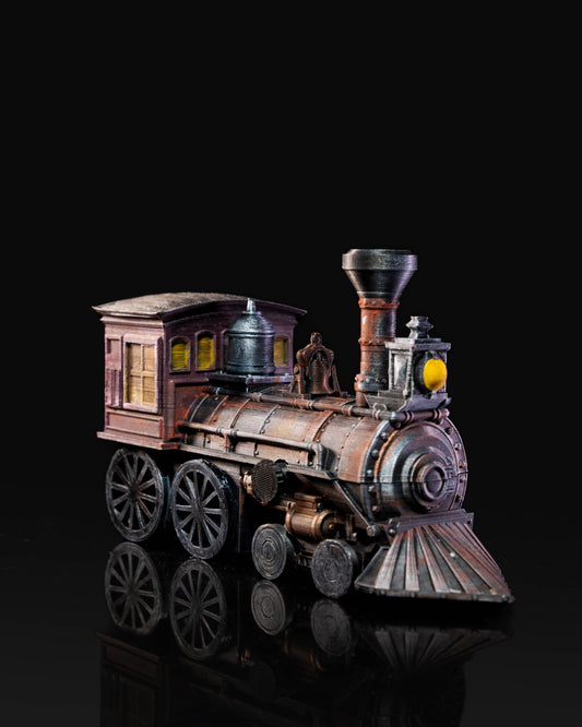 Western Locomotive Train Moving Toy Cowboy Locomotive Train Moving Toy