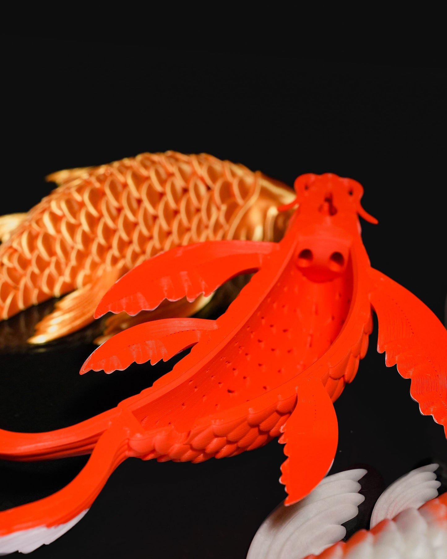 Spielzeug-Fisch, 3-teilige Wandlampe, Koi-Fisch-Lampe
