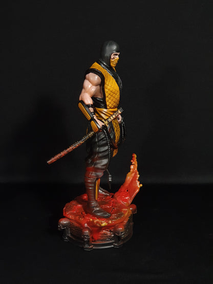 Mortal Kombat Scorpion Figur Mortal Kombat Scorpion Objekt Groß 25CM