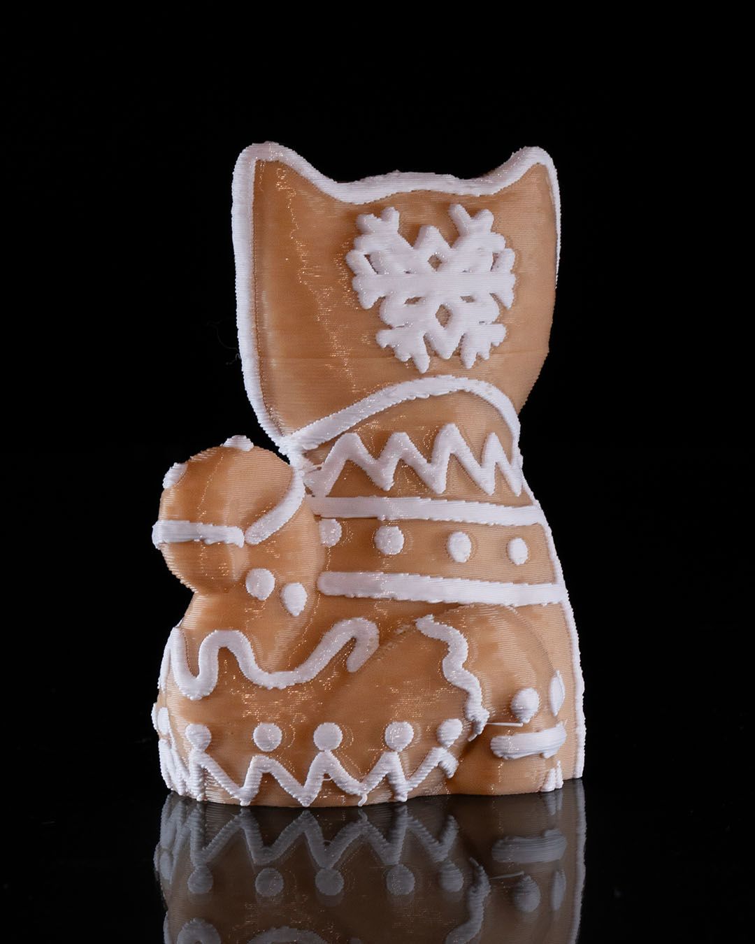 Weihnachtsdeko Katze Weihnachtsdeko Lebkuchen Katze 8CM