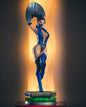 Mortal Kombat Kitana Figur Mortal Kombat Kitana Savage Objekt Groß 25CM
