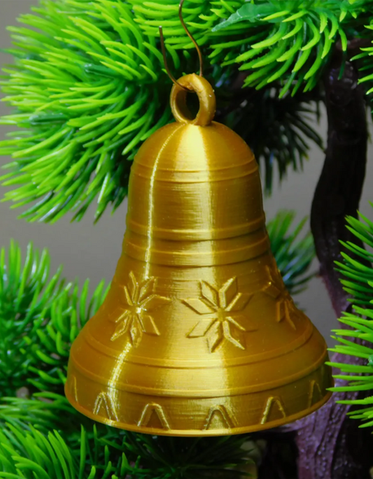 Yılbaşı Çam Ağacı Süsü Zil Yılbaşı Süsü 8CM