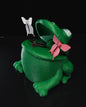 Schmetterling fressender Frosch Bewegliches Spielzeug 16CM