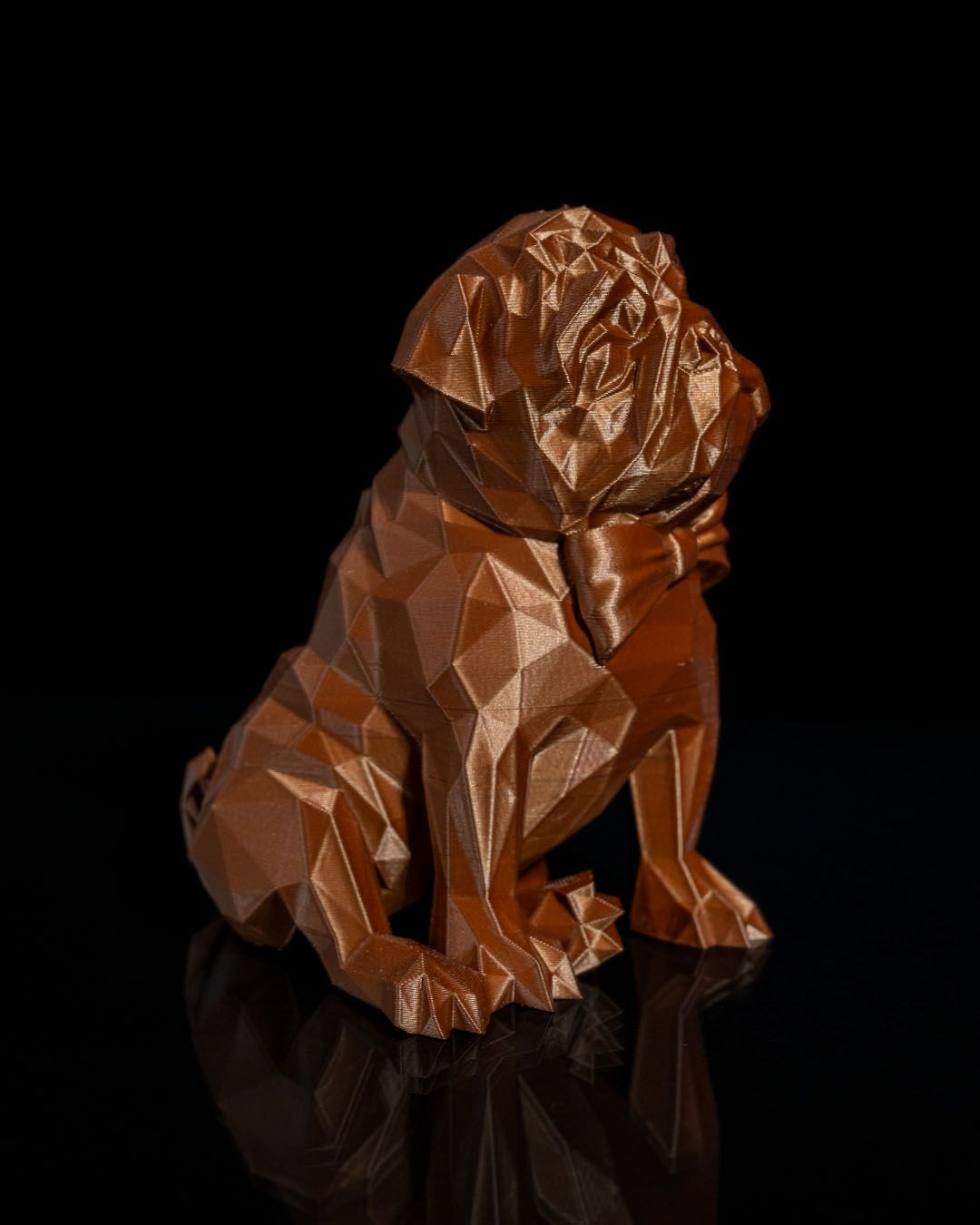 Doppelte Mops Hundefigur Frank Mops Deko Objekt 11CM