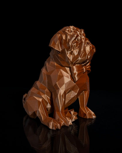 Doppelte Mops Hundefigur Frank Mops Deko Objekt 11CM