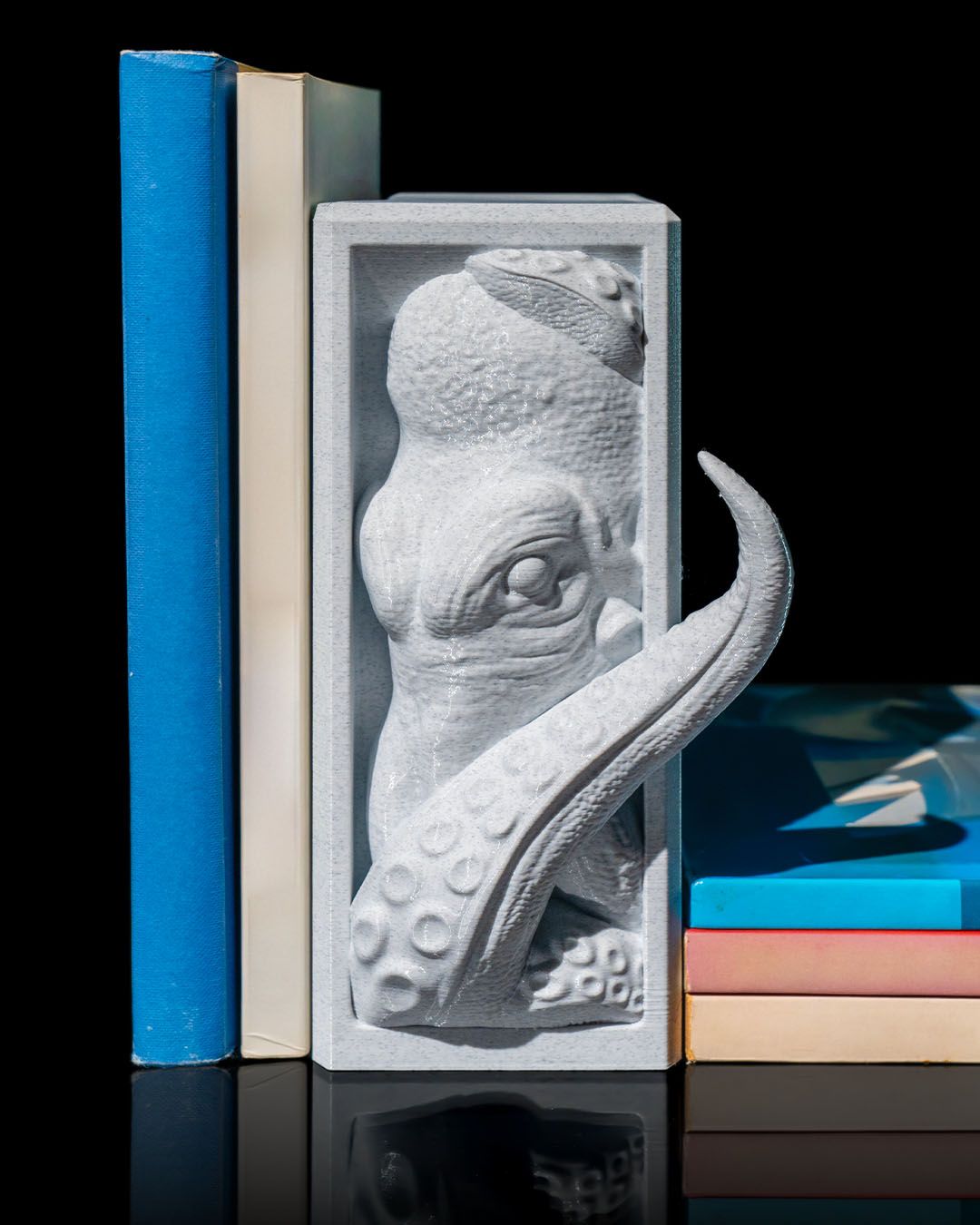 Kraken Buchstütze Oktopus Buchstütze Groß 20CM