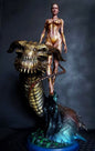 Angelina Jolie Grandels Mutter Beowulf Bemalte Figur 30 cm (Riesenformat)