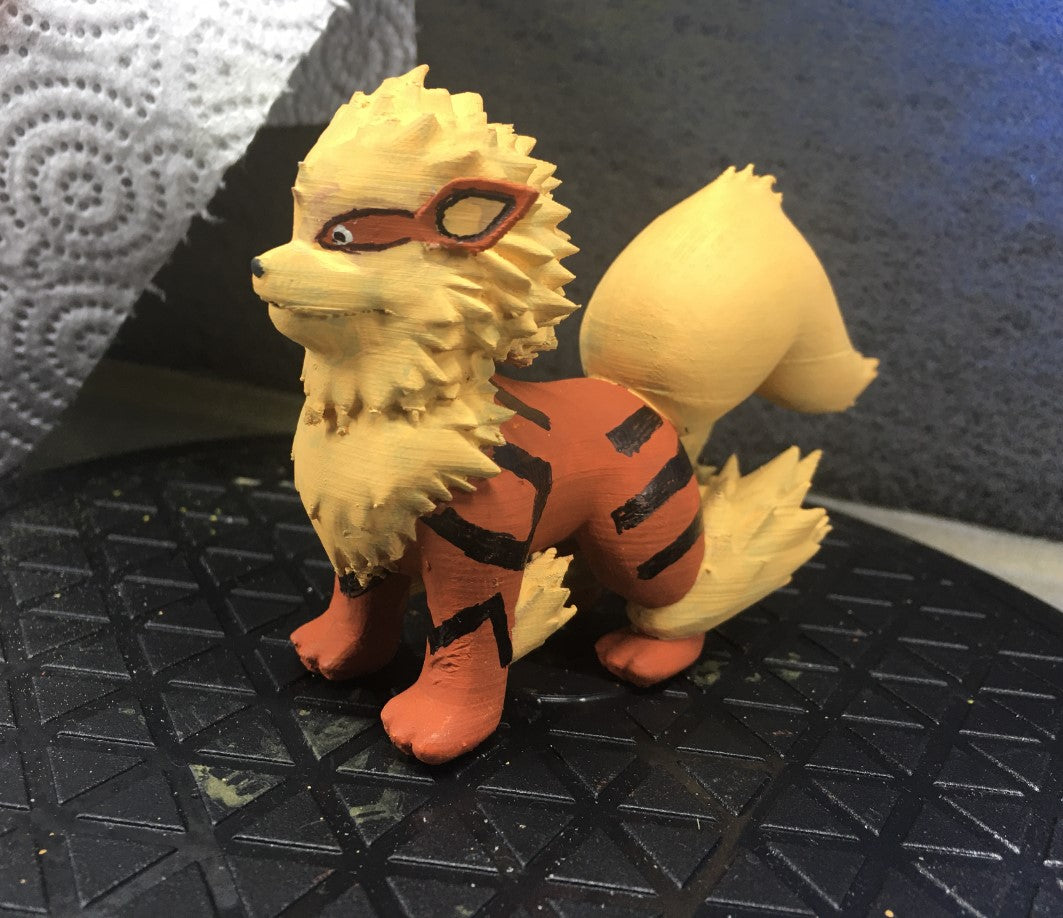 Pokémon Arcanine Bemalte Figur 15 cm