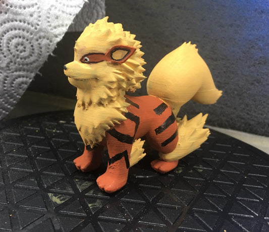 Pokemon Arcanine Boyalı Figür 15 Cm