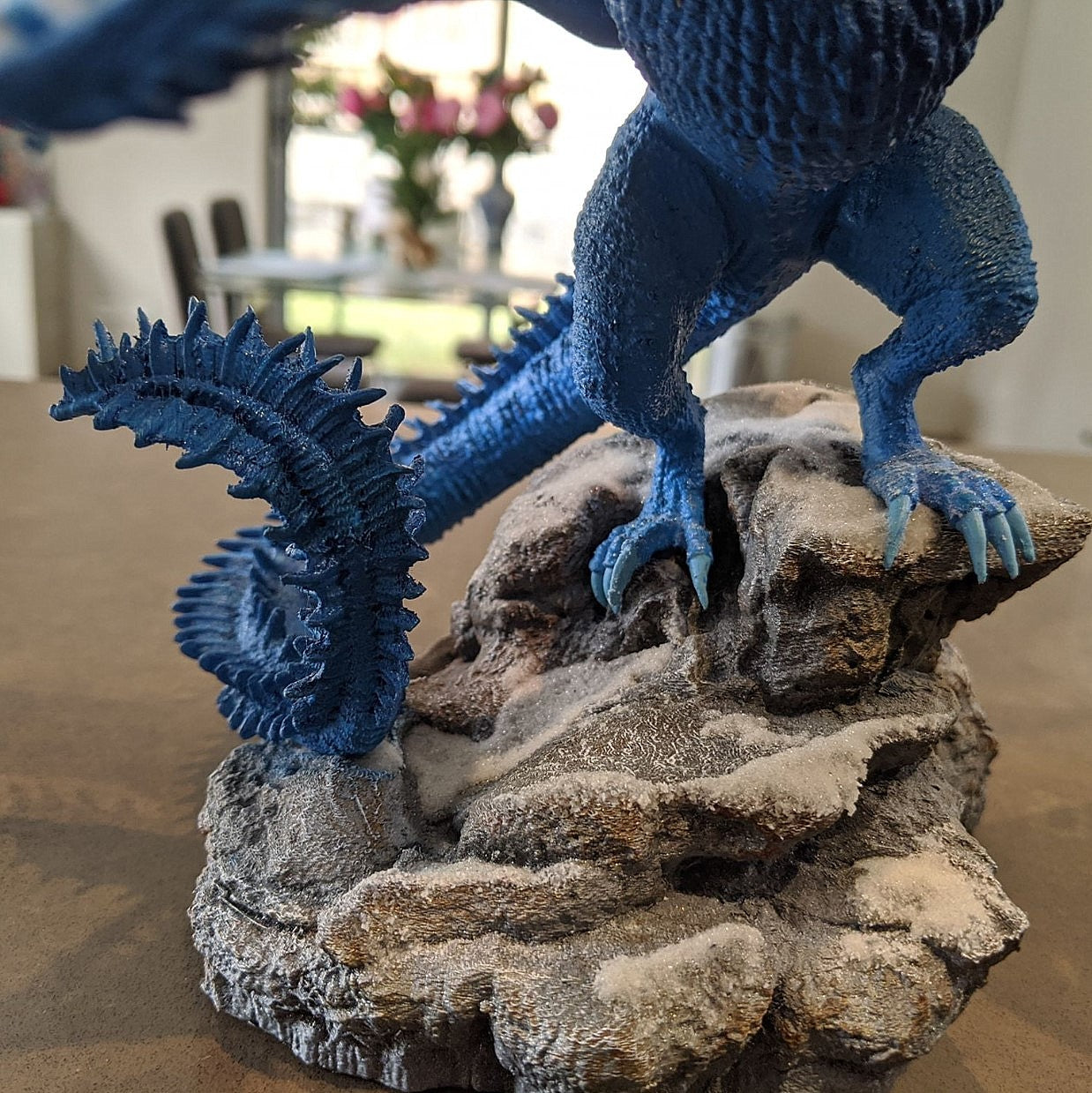 Game Of Thrones Bemalte Figur Eisdrache Viserion 23 Cm (Riesengröße)