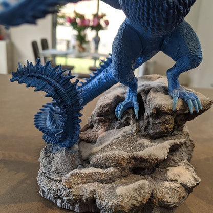 Game Of Thrones Bemalte Figur Eisdrache Viserion 23 Cm (Riesengröße)