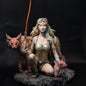Schöne griechische Göttin bemalte Figur 15CM