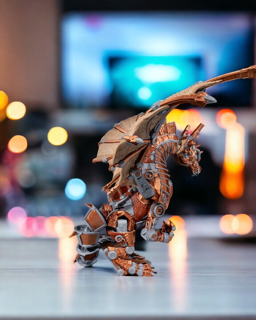 Epischer Steampunk Drache Spielzeug