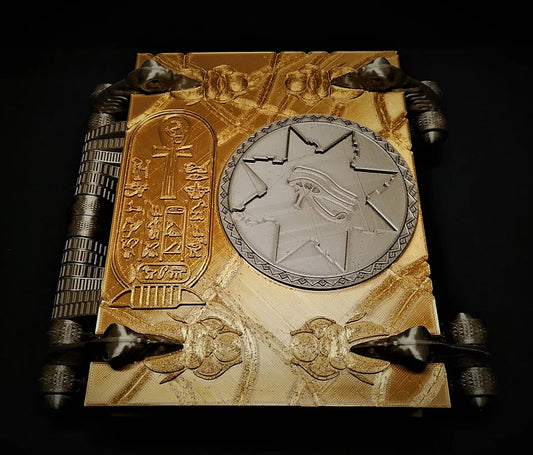 Amon Ra'nın Yaşayanlar Kitabı Eski Antik Mısır (Sert Plastiktir - 24x27Cm)