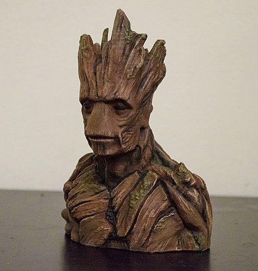 Groot Galaxy Guardians Boyalı Büst 12 cm