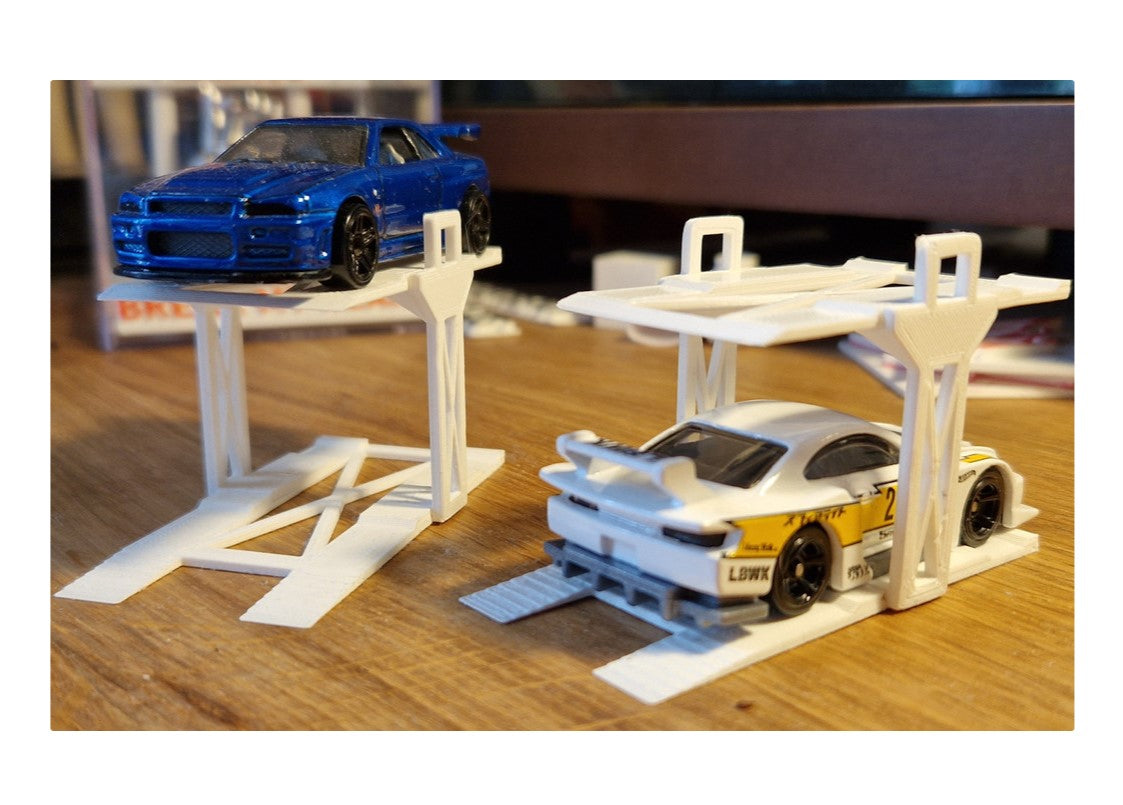 Spielzeugauto-Lift für Hot Wheels Autos (Maßstab 1:64)