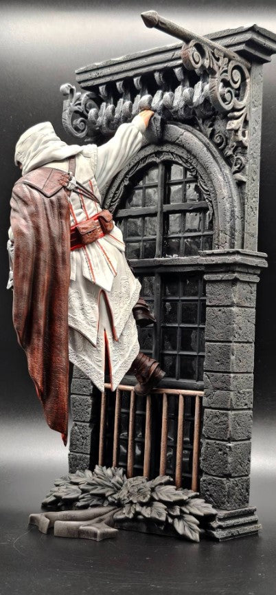 Assassins Creed Ezio Auditore Hinterhalt Bemalte Figur 30 CM Große Größe