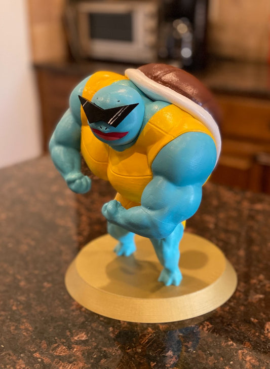 Sporcu Pokemon Squirtle Kaslı Figür 15 Cm