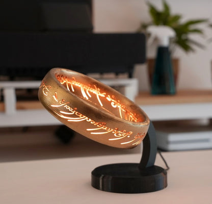 Der Herr der Ringe Machtring LED-Tischlampe mit Stecker Lotr 20 cm